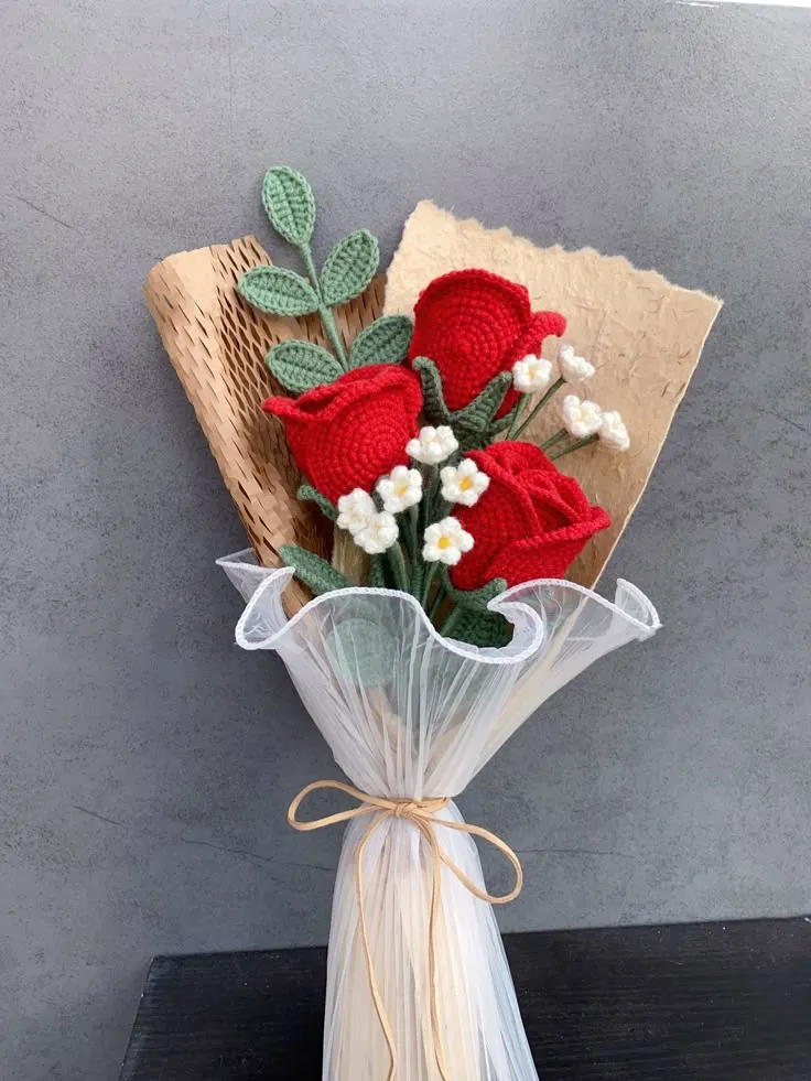 Classic Crochet Bouquets