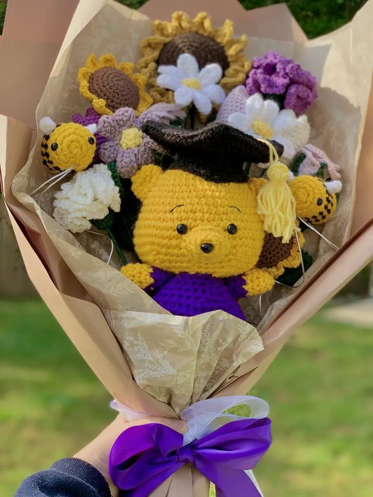 Jumbo Crochet Bouquets